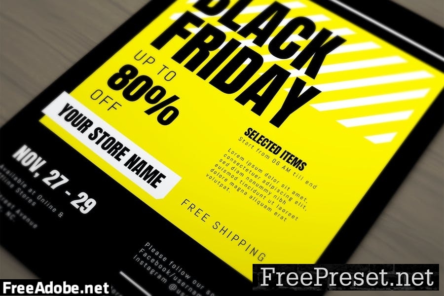 Black Friday Sale Template Set CW9VCHB