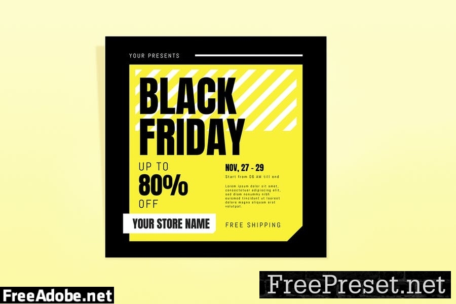 Black Friday Sale Template Set CW9VCHB