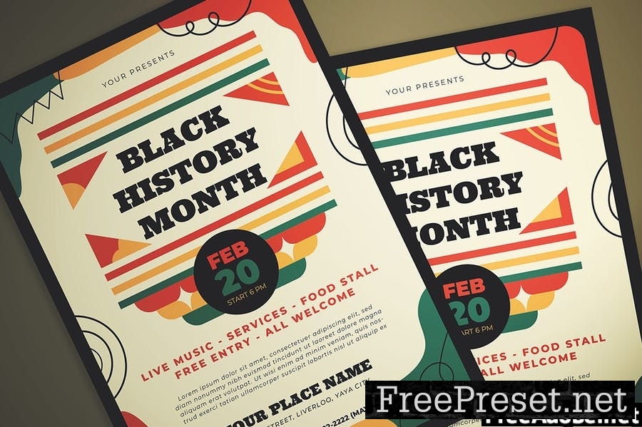 Black History Month Flyer