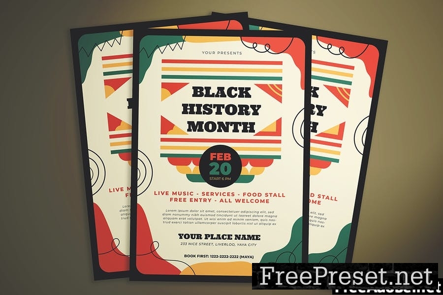 Black History Month Flyer