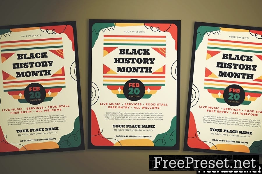 Black History Month Flyer