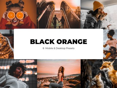 BLACK ORANGE Lightroom Presets 10962288