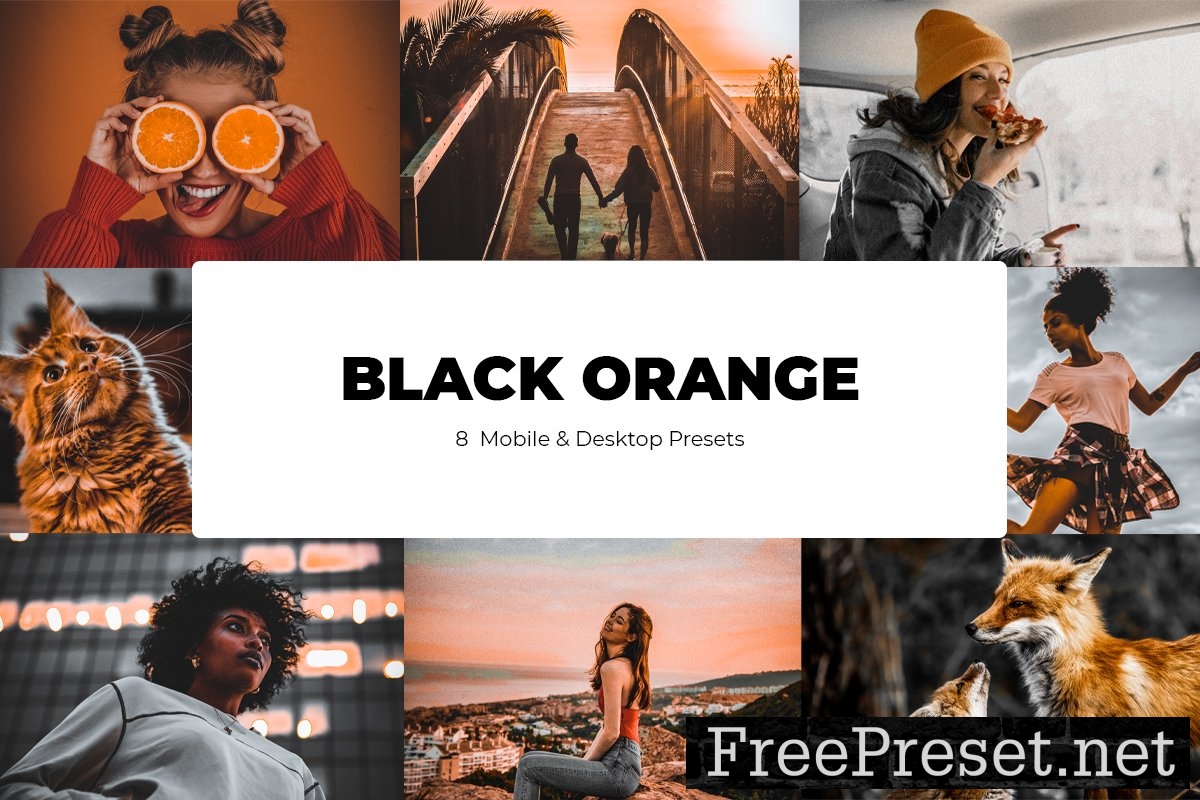 BLACK ORANGE Lightroom Presets 10962288