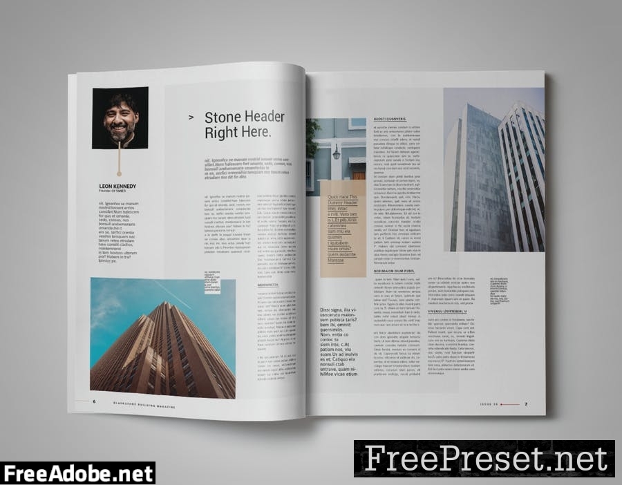 Blackstone | Magazine Template