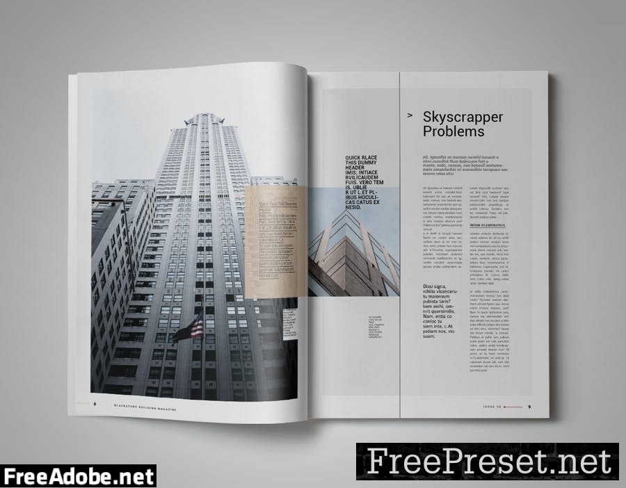 Blackstone | Magazine Template