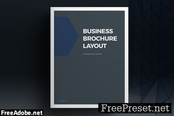 Blue Brochure Template RLDXD5G