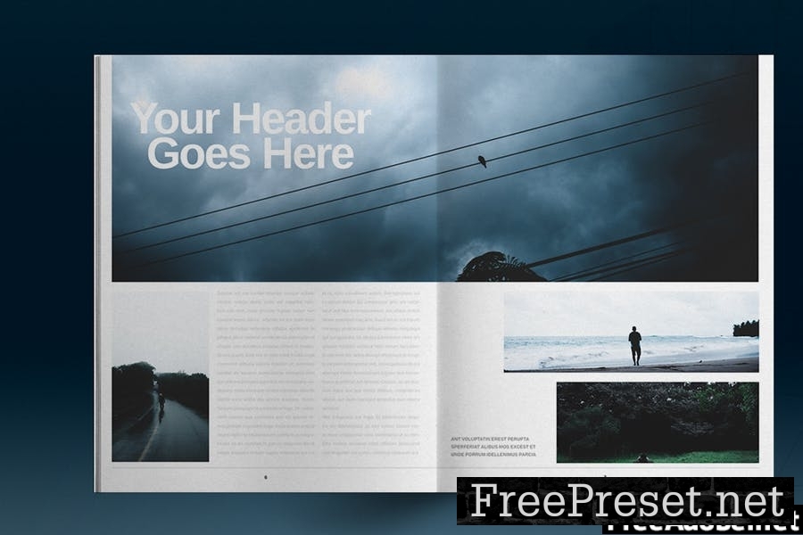 Blue Night Brochure Template