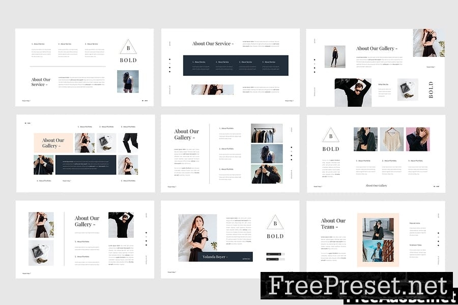 Bold - Fashion Presentation Template