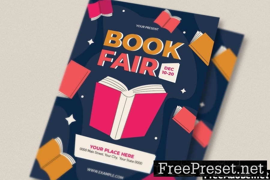 Book Fair Flyer Set 3WKV7BJ