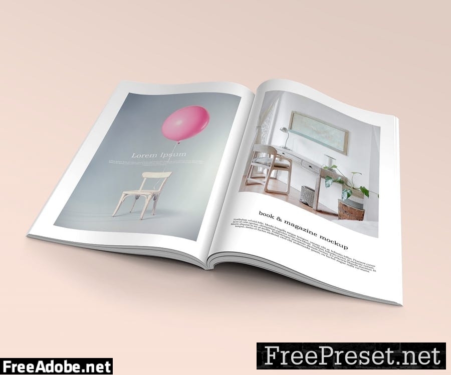 Book & Magazine - Mockup 5NS3RF4