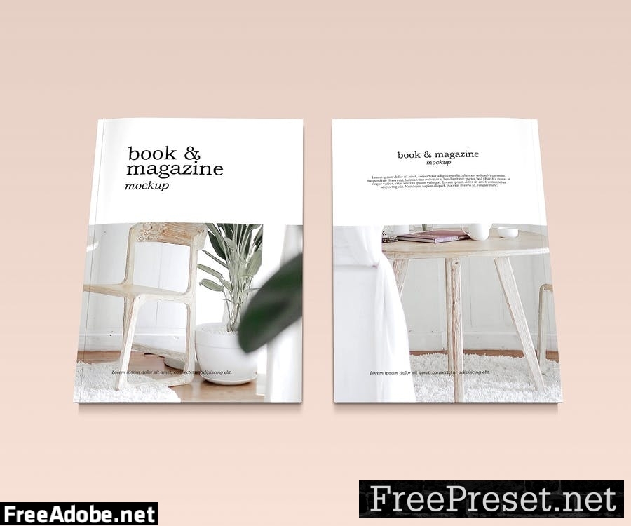 Book & Magazine - Mockup 5NS3RF4