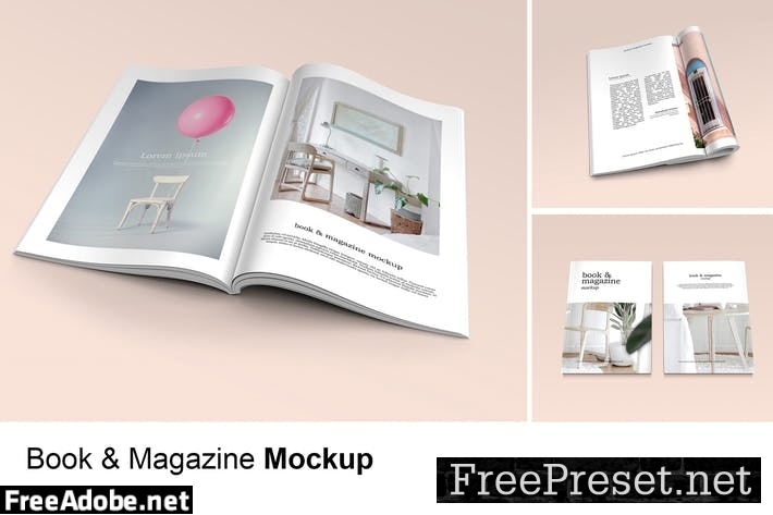 Book & Magazine - Mockup 5NS3RF4