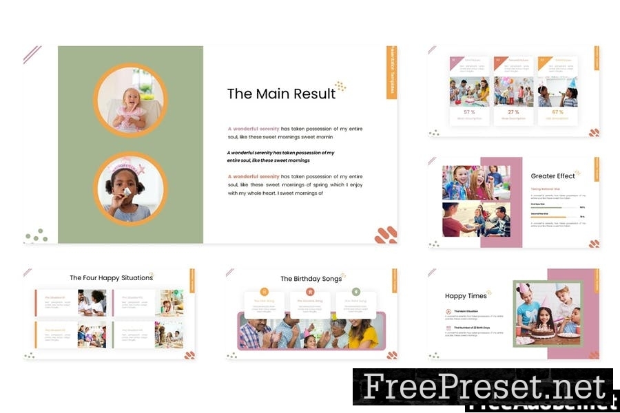 Born Happy - Powerpoint Template