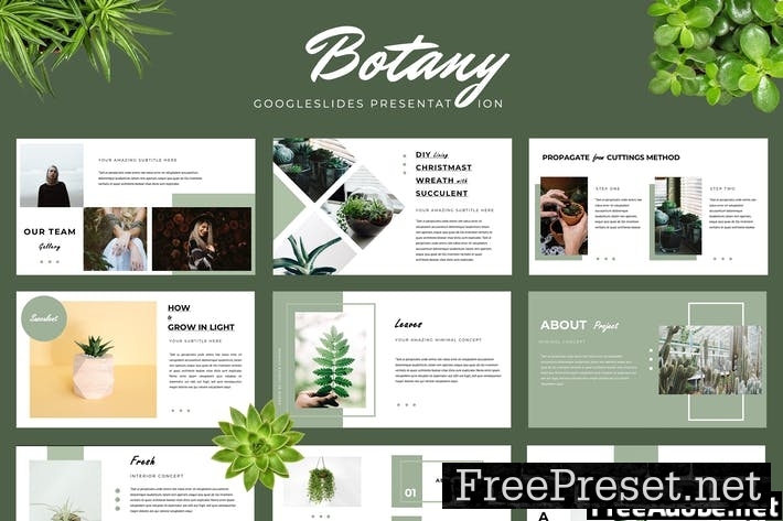 Botany Google Slides Presentation S7XUJX