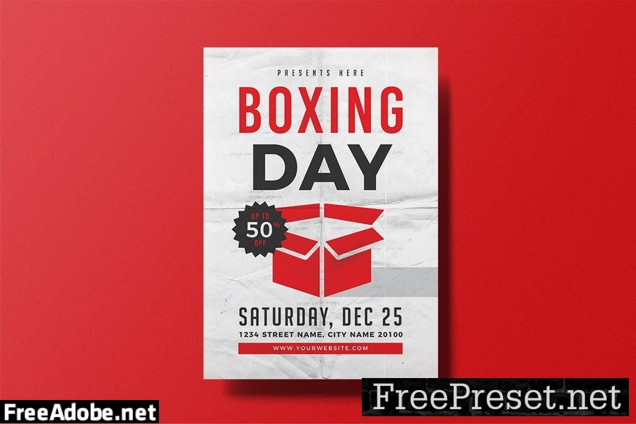 Boxing Day Sale Flyer