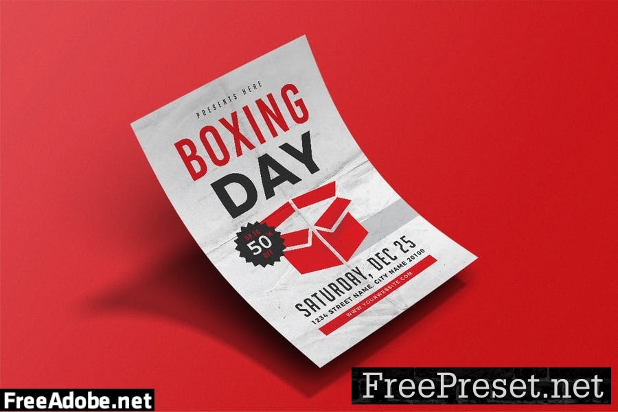 Boxing Day Sale Flyer