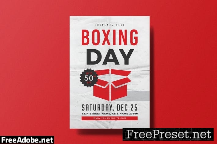 Boxing Day Sale Flyer 9LQQUHD