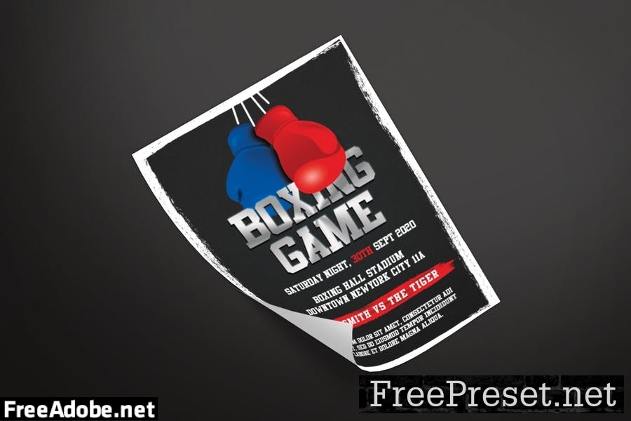 Boxing Flyer C4WYYAG