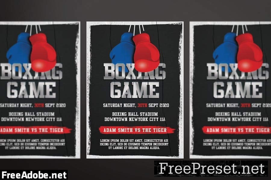 Boxing Flyer C4WYYAG