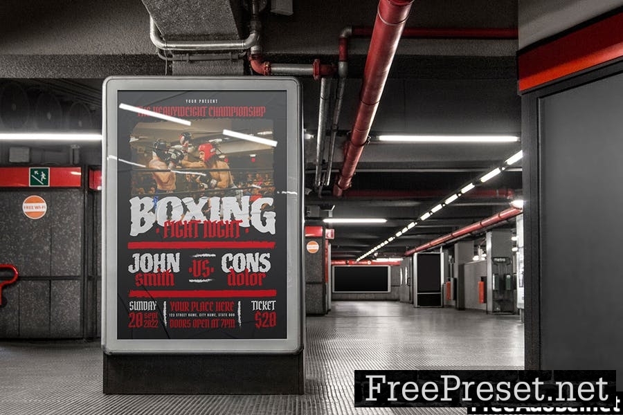 Boxing Night - Flyer Template