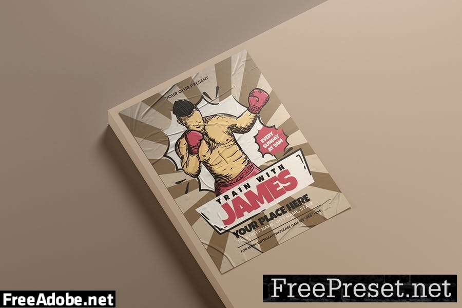 Boxing Training - Flyer Template FR8BNFR