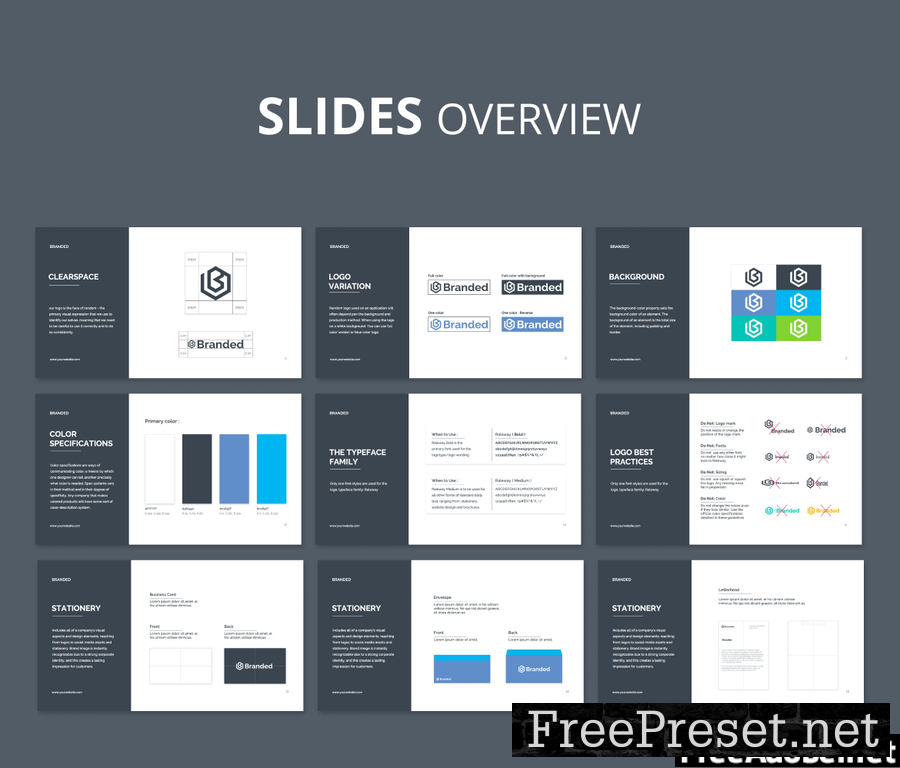 Brand Guideline Builder Presentation Template