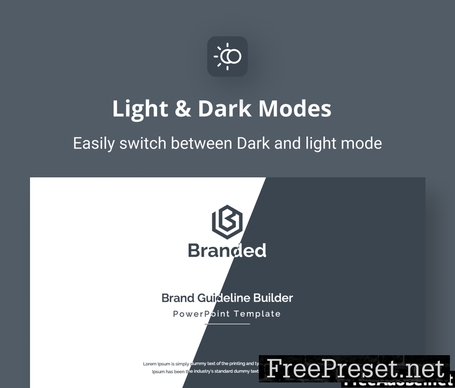 Brand Guideline Builder Presentation Template