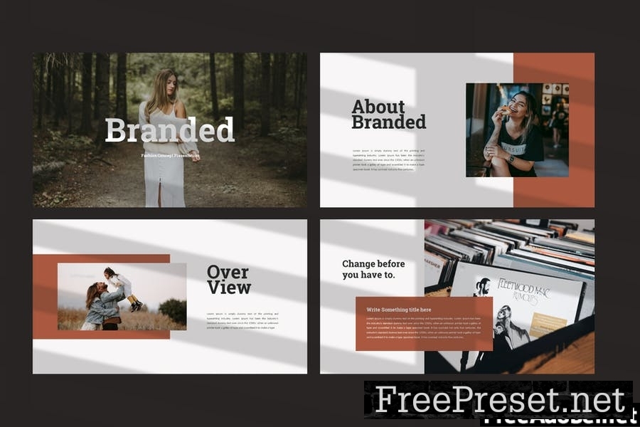 Branded Fashion Powerpoint Template PQRXH2P