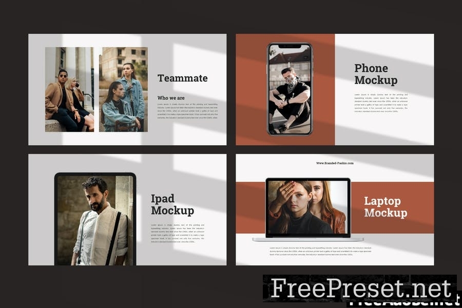 Branded Fashion Powerpoint Template PQRXH2P