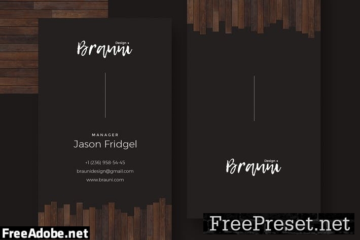 Brauni Bussiness Card Template ARTDJY