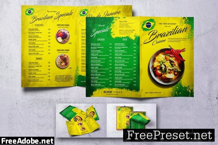 Brazilian Food Menu Bundle GVUB8EZ