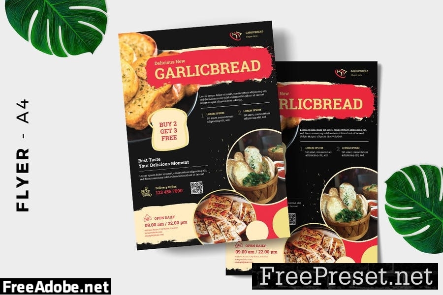 Bread Cake Flyer Design TEZYD8V