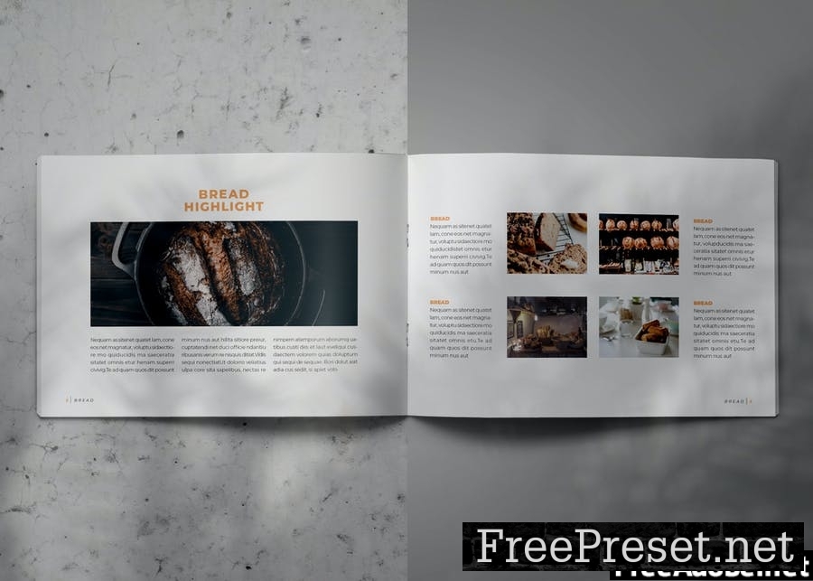 BREAD - Indesign Brochure Lookbook Template