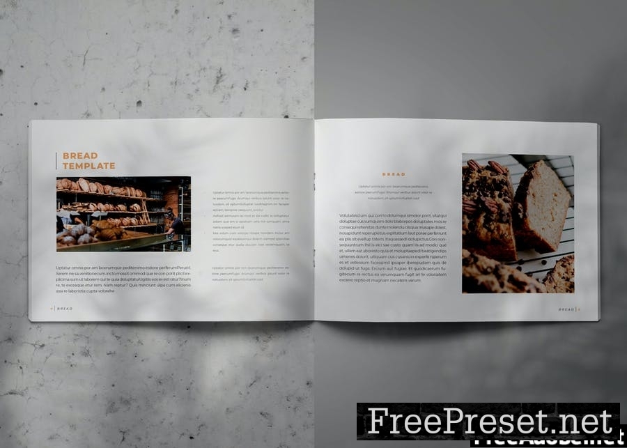 BREAD - Indesign Brochure Lookbook Template