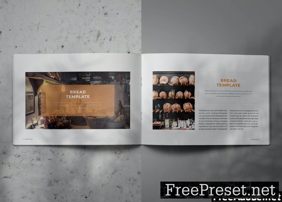 BREAD - Indesign Brochure Lookbook Template