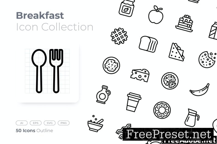 Breakfast Outline Icon TEFE6VP