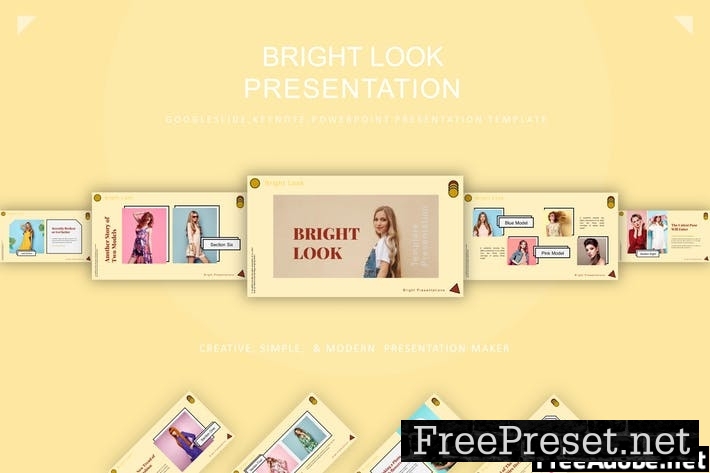 Bright Look Presentation Template JXBGM8D