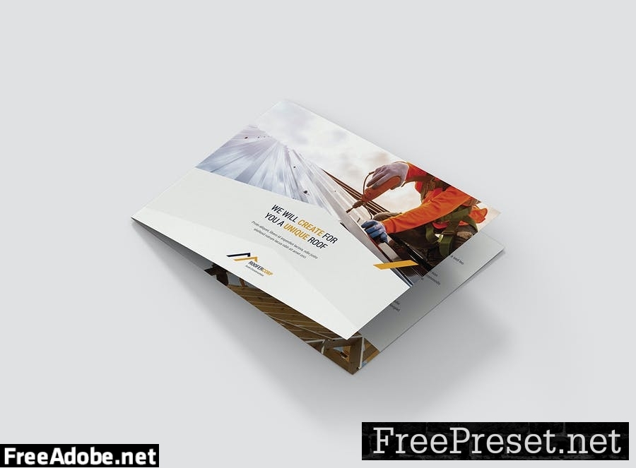 Brochure – Roofer Bi-Fold A5 Landscape 9TDXXQB