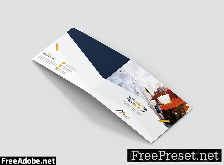 Brochure – Roofer Bi-Fold A5 Landscape 9TDXXQB