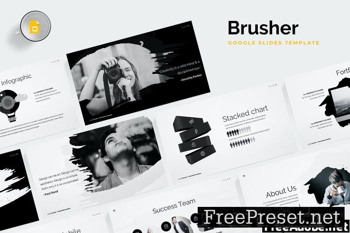 Brusher Google Slides Template FCMBRH