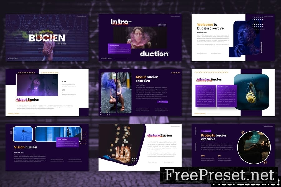 Bucien - Creative Powerpoint Templates