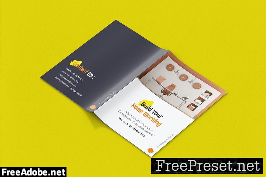 Build Home Working - Brochure Template