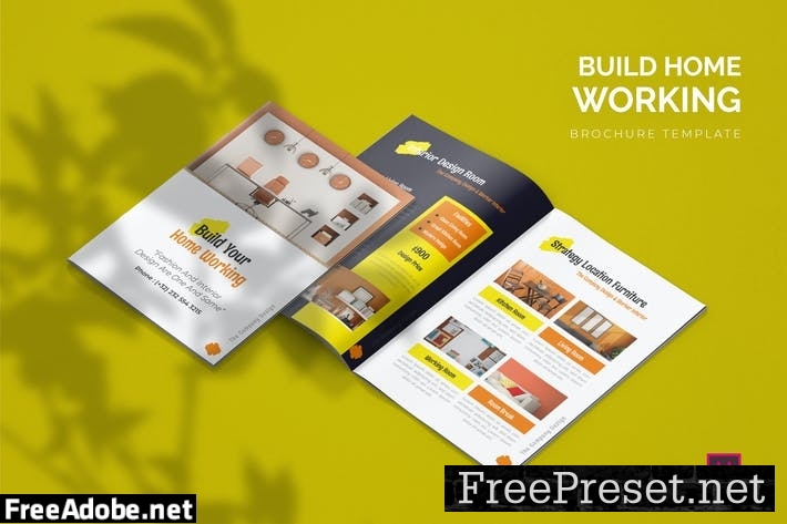 Build Home Working - Brochure Template YKZYZJT