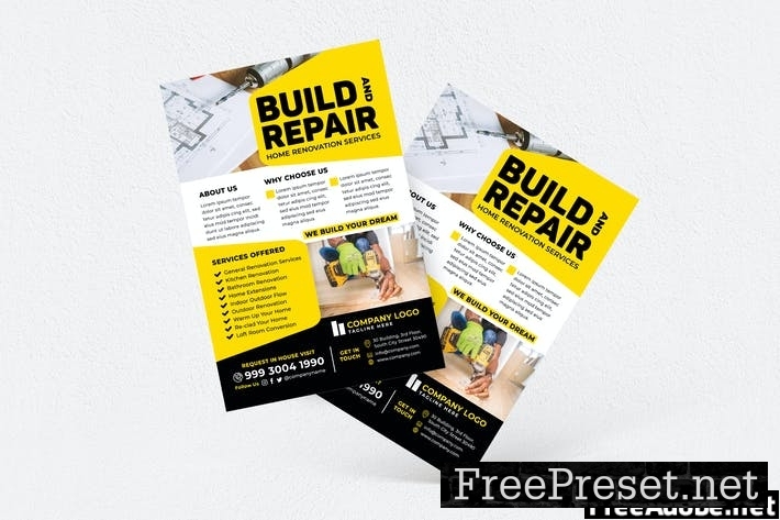 Build & Repair Home Flyer HELY77K