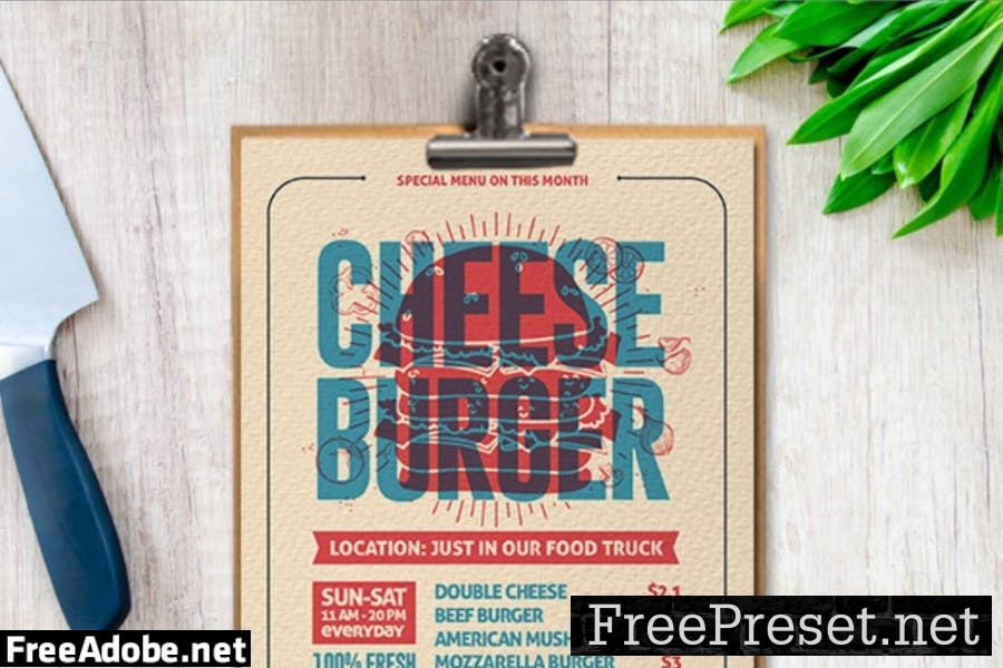 Burger Menu