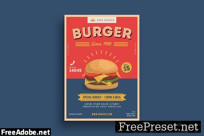 Burger Poster AM2RH2