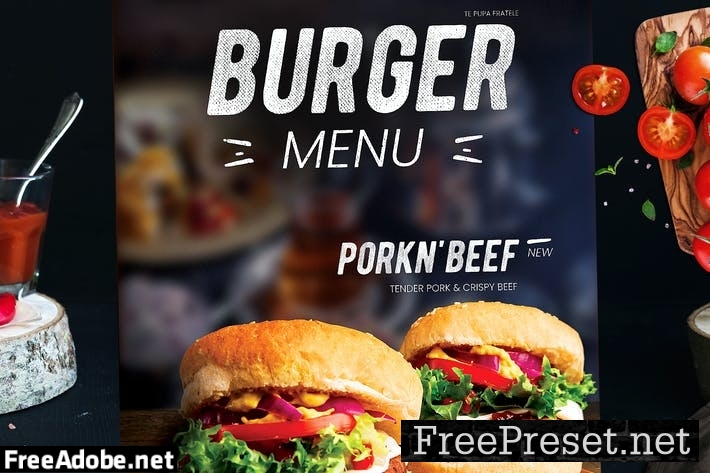 Burger Poster PE245W