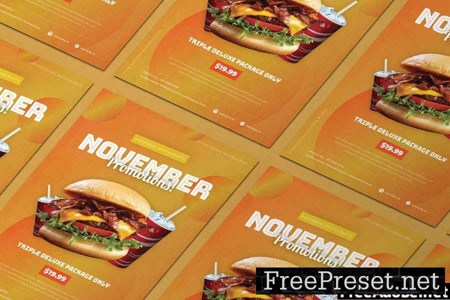 Burger Promotion - Flyer