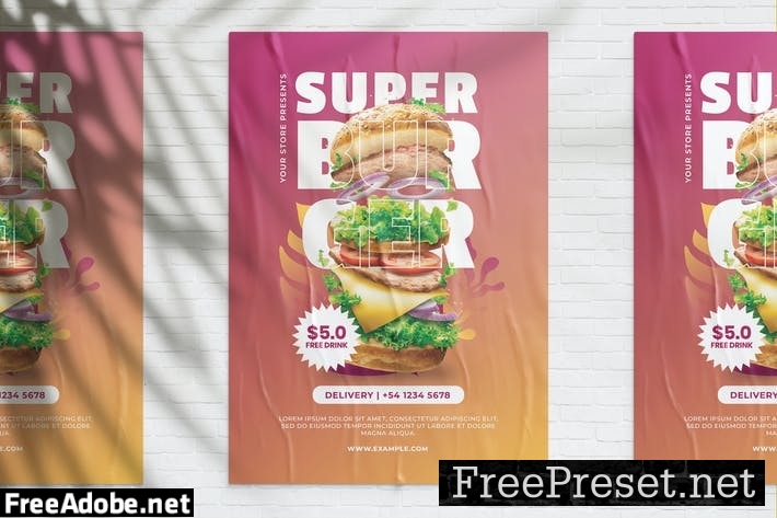 Burger Promotion 7FJLC93