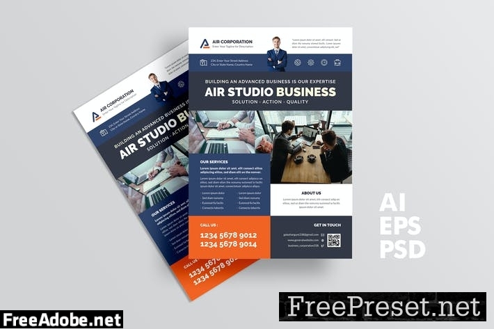 Business Agency Flyer Design Z6SHMY2